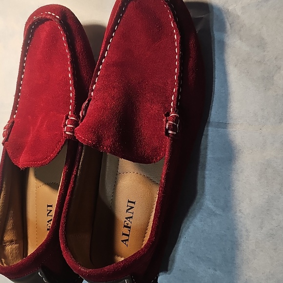 Alfani Leather Red Suede Men\'s Loafers main image 6